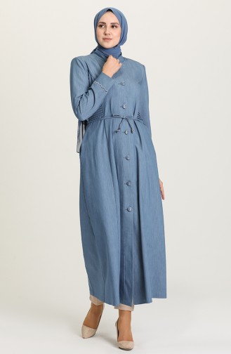 Abayas Bleu clair 1453-02