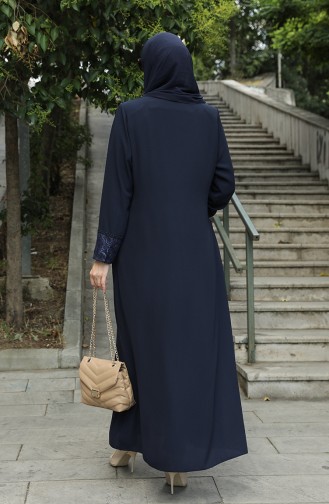 Dunkelblau Abayas 5005-03