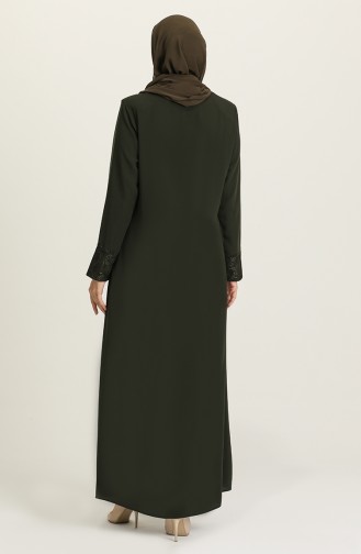 Khaki Abaya 5005-05