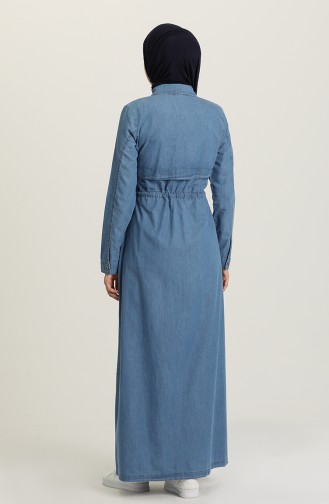 Jeans Blue Abaya 9296-01