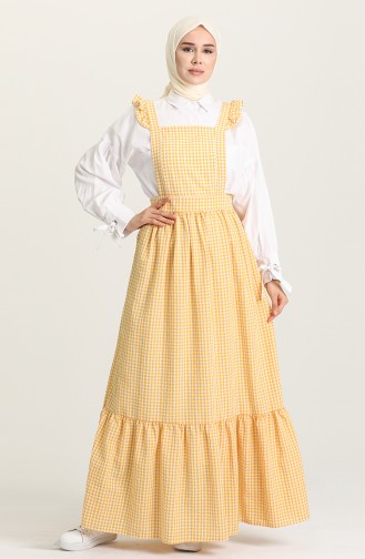 robe sans manche Jaune 1660-02