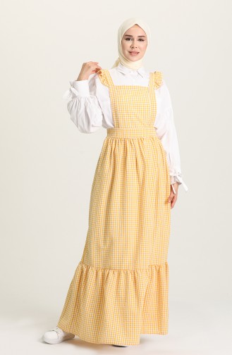 robe sans manche Jaune 1660-02