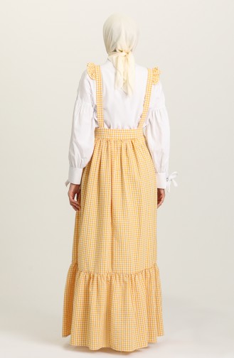 robe sans manche Jaune 1660-02