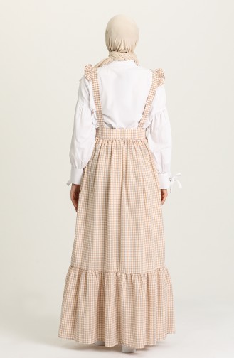 robe sans manche Vison clair 1660-05