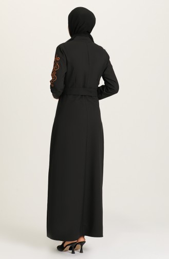 Black İslamitische Jurk 2220-04