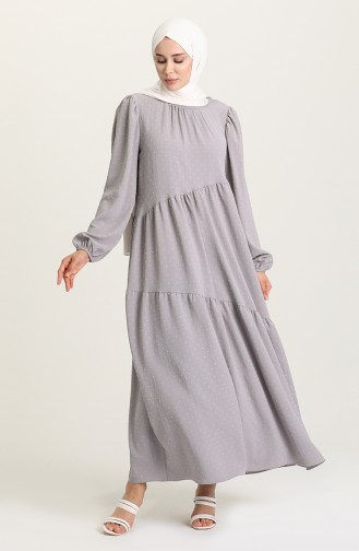 Robe Hijab Gris 1021105ELB-07