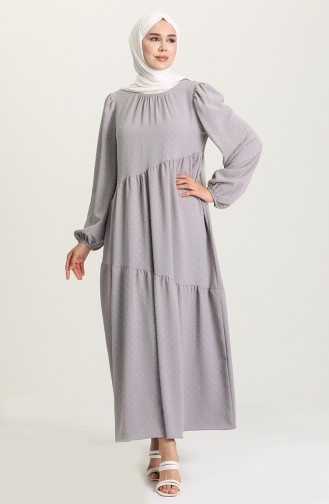 Robe Hijab Gris 1021105ELB-07