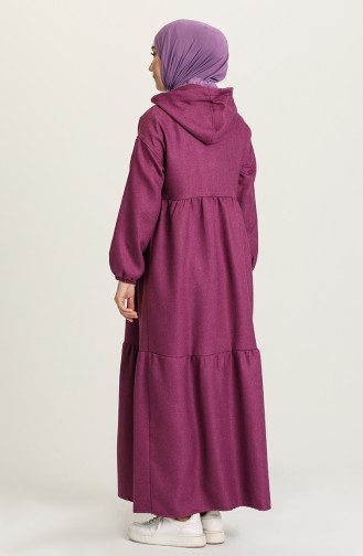 Lila Hijab Kleider 22K8432-02