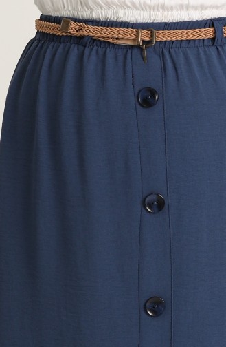 Navy Blue Skirt 1010041ETK-13