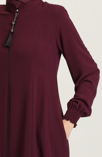 Claret red Abaya 0068A-05