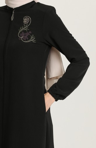 Schwarz Abayas 7034-03