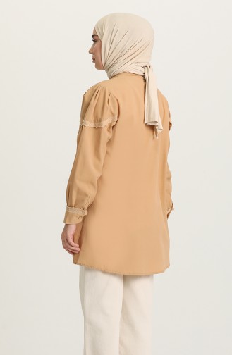 Beige Overhemdblouse 2008-02