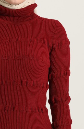 Weinrot Pullover 7307-06