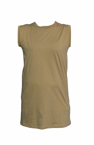 Dunkel-Beige Bluse 5091-10