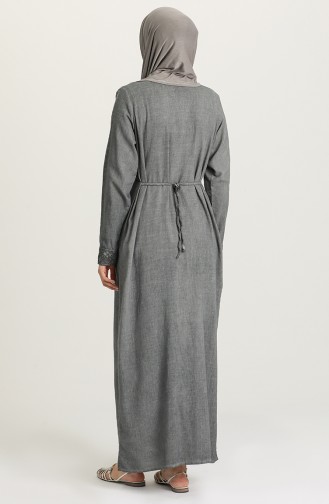 Gray Hijab Dress 2025-01