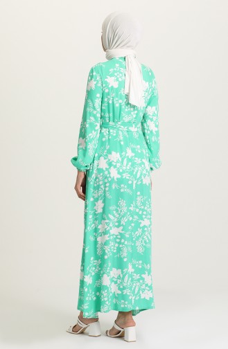 فستان أخضر حشيشي 1441-06