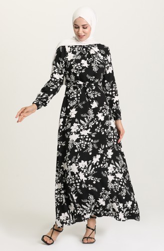 Robe Hijab Noir 1441-10