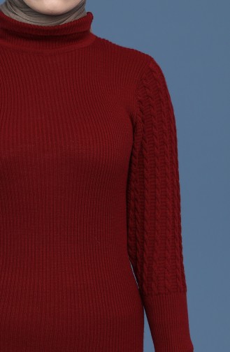 Weinrot Pullover 7305-09