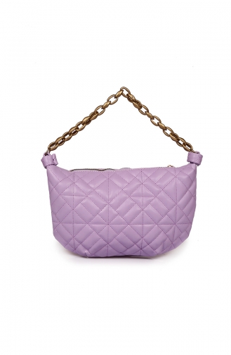 Lila Schultertasche 78Z-08