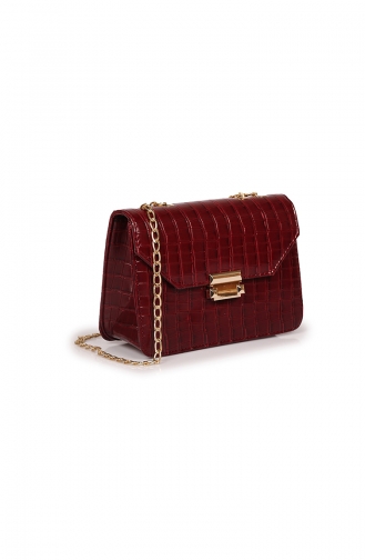 Claret red Shoulder Bag 249Z-02