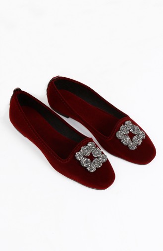 Claret red Woman Flat Shoe 0189-02