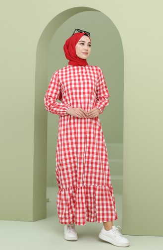 Robe Hijab Rouge 5011-01