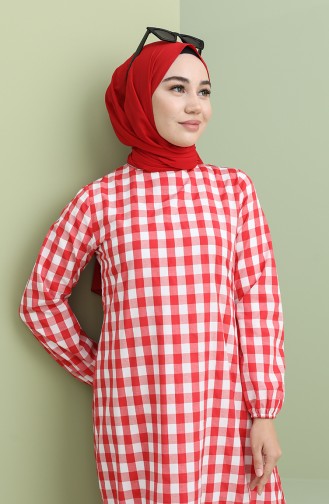 Robe Hijab Rouge 5011-01