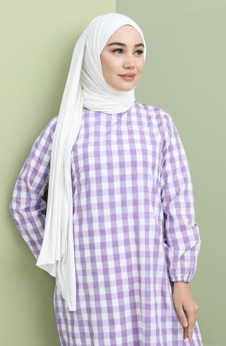 Lila Hijab Kleider 5011-02