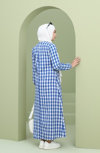 Blue Hijab Dress 5011-05
