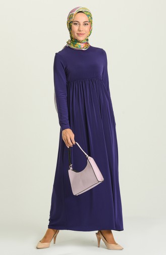 Robe Hijab Pourpre 8010-07