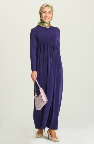 Robe Hijab Pourpre 8010-07