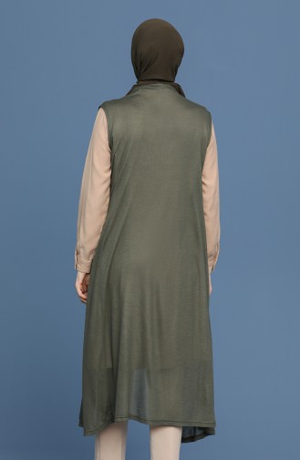 Khaki Gilet 8260A-03
