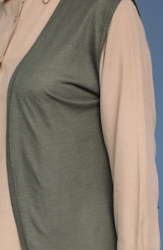 Khaki Gilet 8260A-03