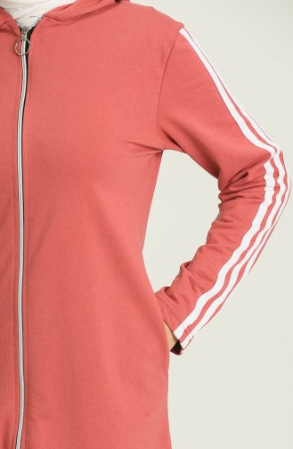 Zippered Tracksuit Set 1018-05 Powder 1018-05