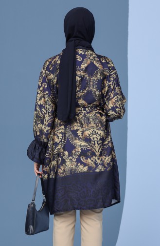 Dunkelblau Kimono 2020E-01