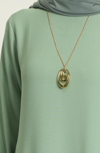 Robe Hijab Vert noisette 5019-01