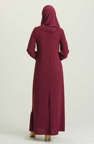 Robe Hijab Cerise 5019-02
