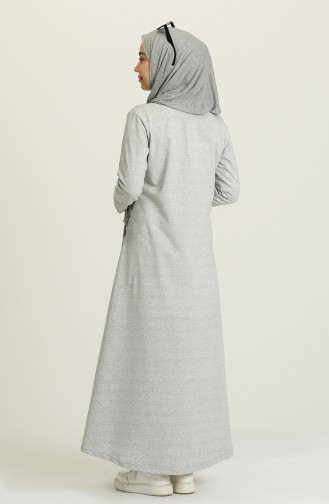 Robe Hijab Gris 1662-03
