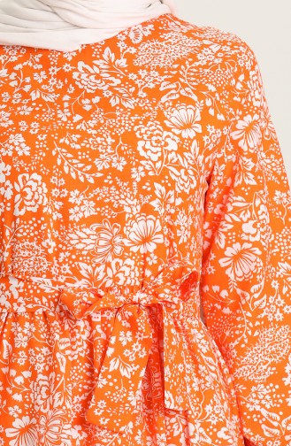 فستان برتقالي 4350-03