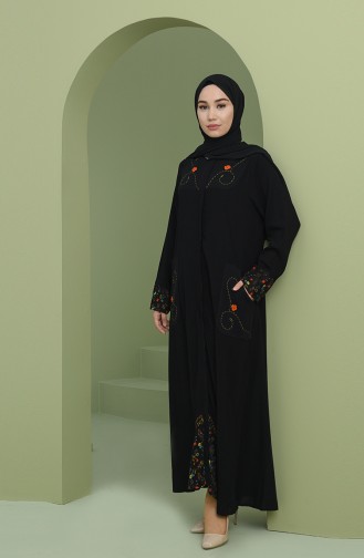 Black Abaya 9080-01