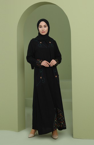 Black Abaya 9085-01