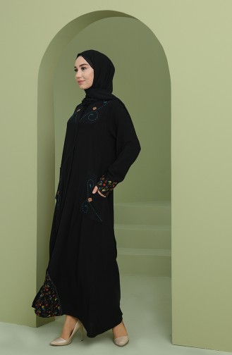 Schwarz Abayas 9085-01