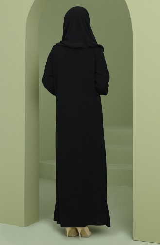 Black Abaya 9085-01