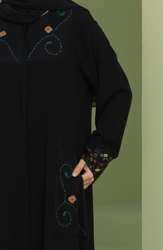 Black Abaya 9085-01