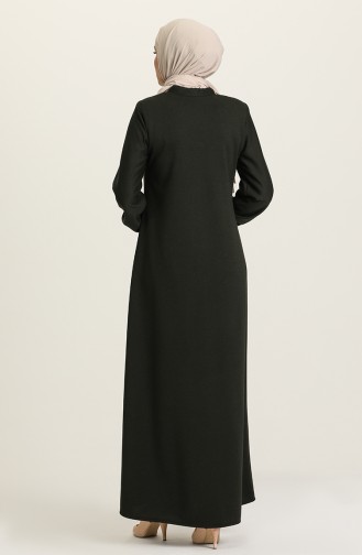 Khaki Abaya 5016-04