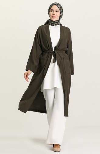 Dunkelgrün Kimono 5301-10