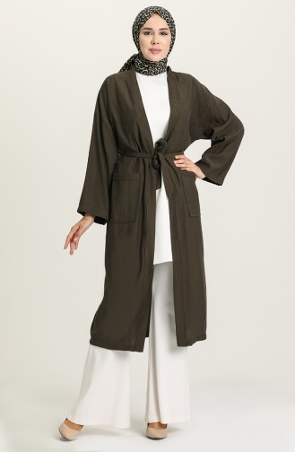 Kimono أخضر داكن 5301-10