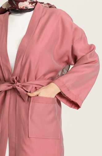 Kimono زهري باهت 5301-13