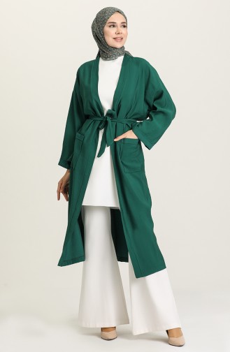 Kimono أخضر زمردي 5301-15