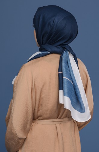 Navy Blue Sjaal 90100-22